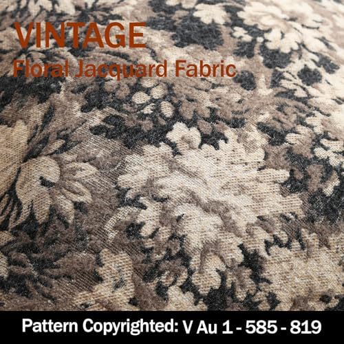 DEZENE Pack of 1 Vintage Floral Lumbar Pillow Covers 12x20 Boho Farmhouse - Image 2
