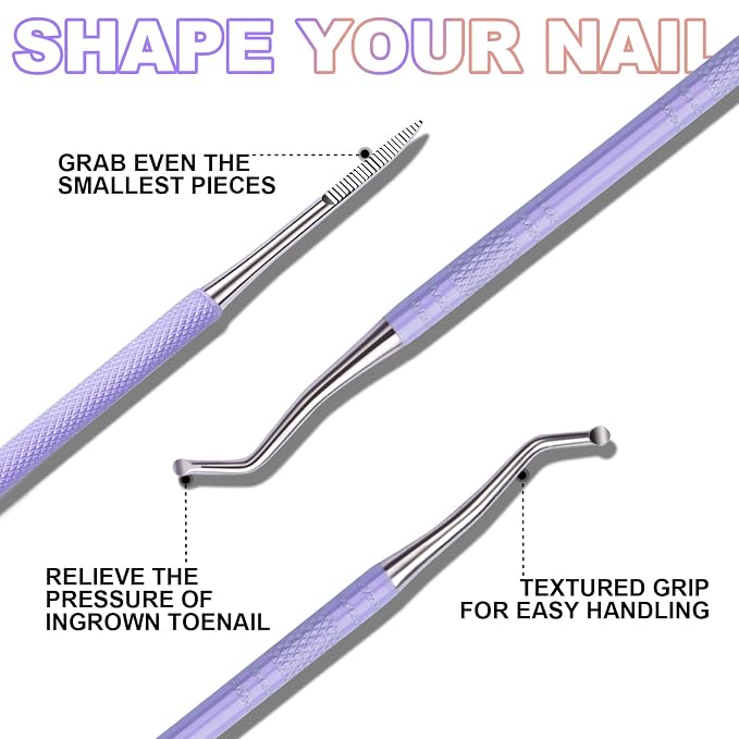 Teenitor Upgraded Ingrown Toenail File and Lifters, Pedicure Tools - Image 5