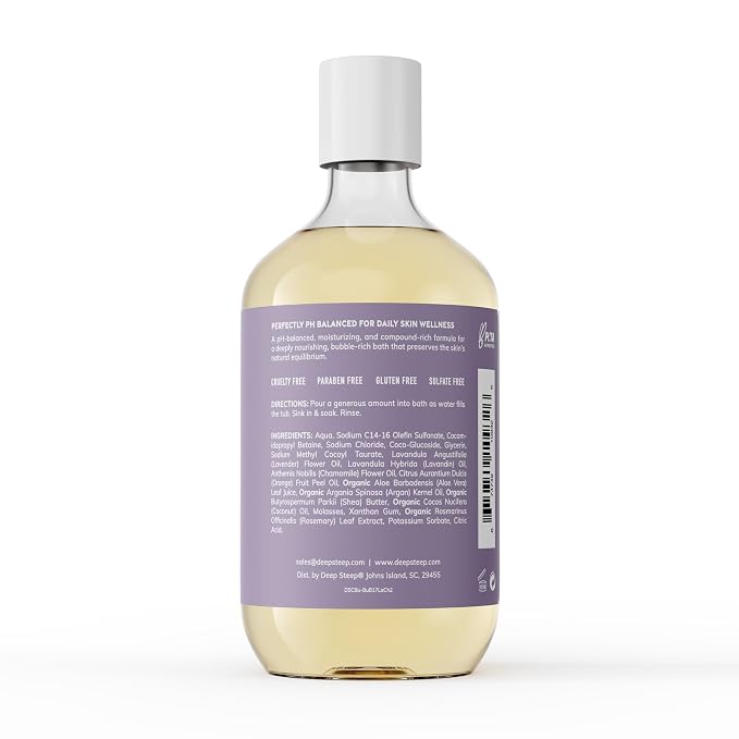 Deep Steep Lavender Chamomile Bubble Bath - Image 3