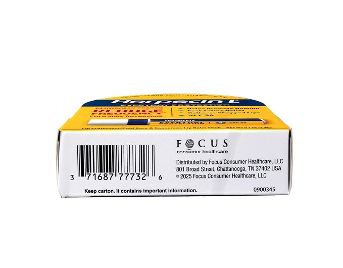 Herpecin L Lip Balm Stick; Cold Sore Sun & Fever Blisters and Chapped Lips - Image 5
