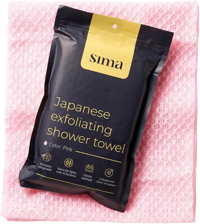 Sima Brand Exfoliating Washcloth Face & Body Scrub Towel - Image 8