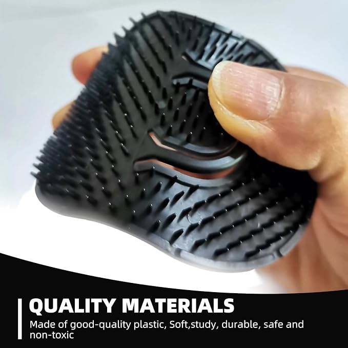 Soft 'N Style 12 Packs Pocket Palm Combs, Shampoo Comb, Massager Hair Brush Comb - Image 4