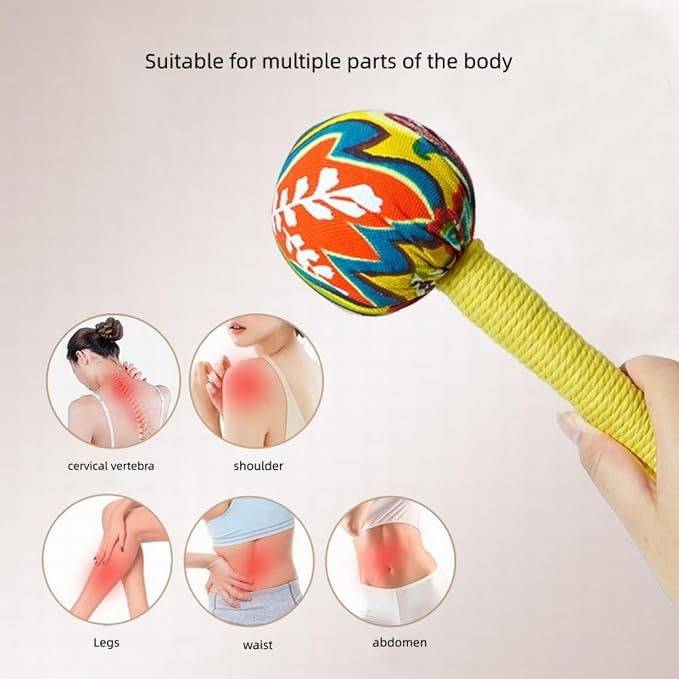 Mugwort Massage Hammer, Handheld Percussion Massage Tool - Image 2