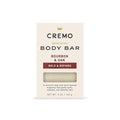 Cremo Exfoliating Body Bar for Men, Bourbon & Oak Scent, Cleanses and Hydrates by CremoCompany
