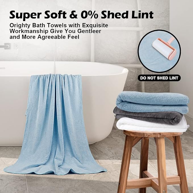 Orighty 2-Pack Microfiber Bath Towels - Image 2