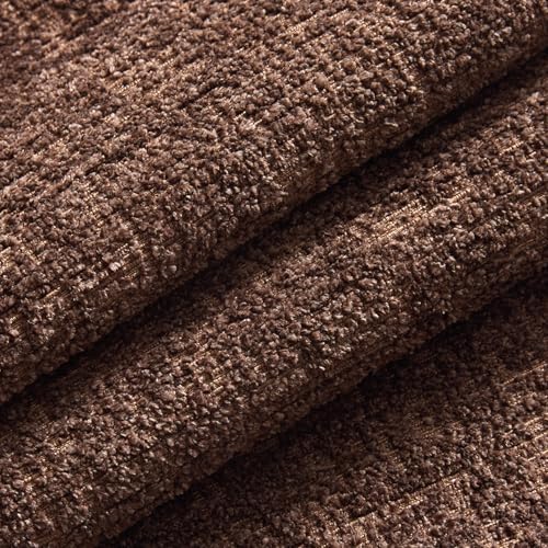 MIULEE Fall Couch Pillow Covers Textured Chenille 12x20 Beaver Fur - Image 2