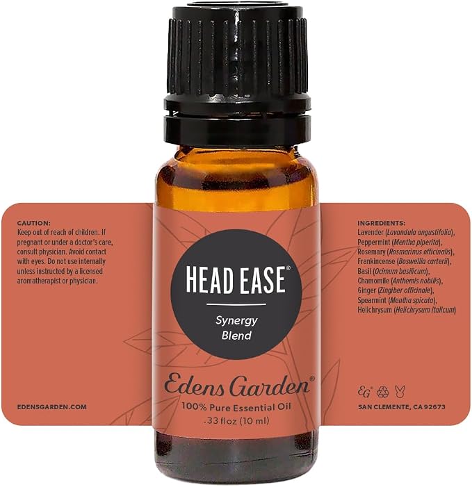 Edens Head Ease Essential Oil Blend- 100% Pure Premium Grade, Therapeutic - Image 9