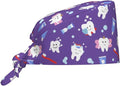 Working Cap Scrub Caps with Sweatband Adjustable Tie Back Hat Nurse Surgical by Unknown