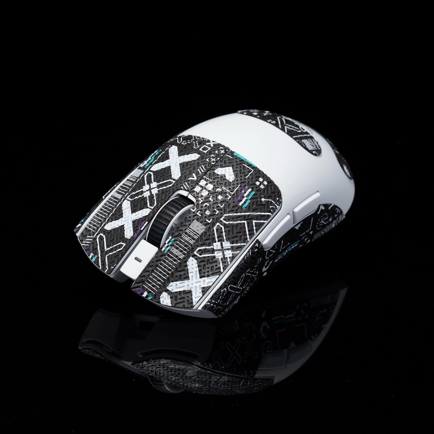 Grip Tape for Razer Viper V3 Pro - Anti-Slip,Enhanced Control, Sweat Resistance,Improves FPS Gaming Grip & Mouse Protection [Pre-Cut] Black Purple
