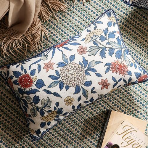 patdrea Designer French Vintage Linen Throw Pillow Cover - Image 7