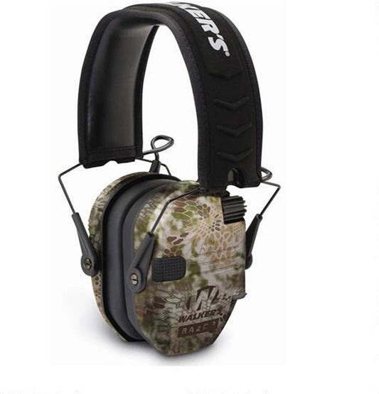Walker's Razor Slim Ultra Low Profile Compact Design Adjustable Range Shooting Hunting Hearing Protection Electronic Earmuffs