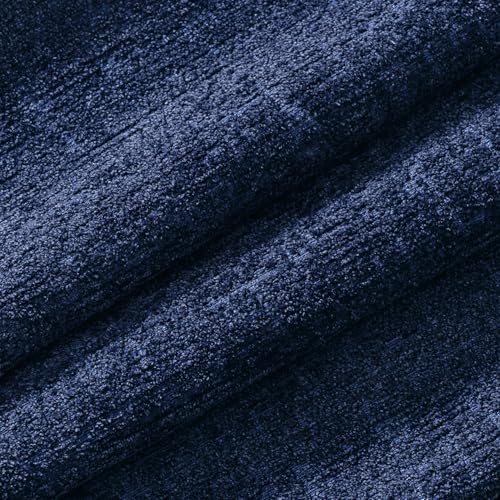 MIULEE Couch Pillow Covers Textured Chenille Home Decor 24x24 Navy Blue - Image 2