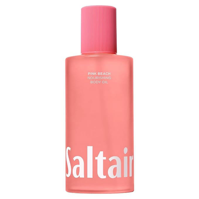 Saltair Body Oil. Jumbo Size Pink Beach After Shower and Bath Oil by Saltair