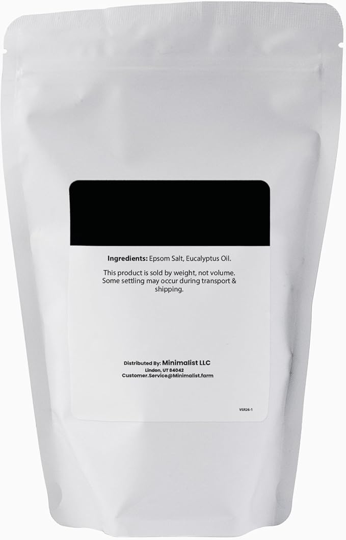 Minimalist Epsom Salt with Eucalyptus Oil, Packaged - Image 2
