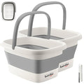 Collapsible Foot Bath Basin for Soaking Feet, Foot Soak Tub, Plastic Foot Bucket by Beinilai
