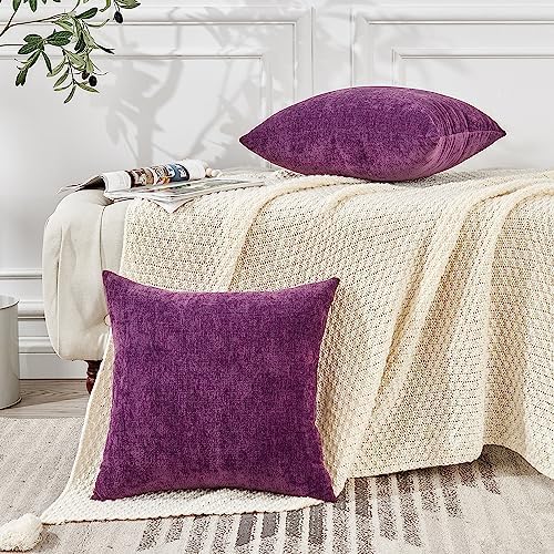GAWAMAY Decorative Square Throw Pillow Covers 22x22 Inch Set of 2, Super Soft - Image 5