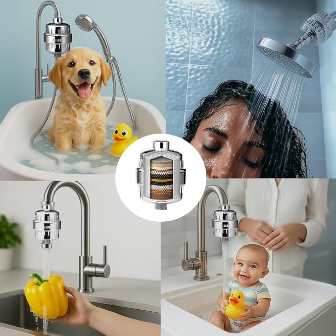 COLSEN Shower Filter Replacement – Universal Bath Water softener - Image 8