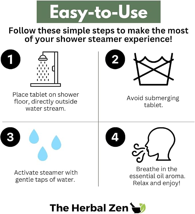Morning Energy Shower Steamers Aromatherapy 10 Pack - Image 8