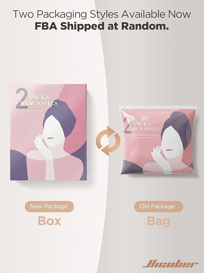 Hicober Microfiber Hair Towel, Drying Hair Wrap Towels - Image 9