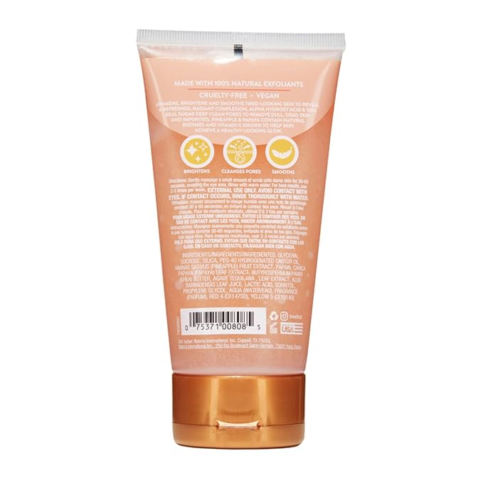 Tree Hut Pineapple & Papaya Brightening Face Scrub | Deep Cleans Pores to - Image 2
