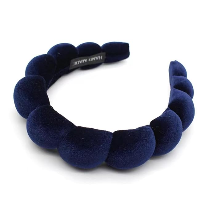Fashion Headbands for Women Padded Fabric Hair Bands Wide Velvet Non Slip by Uchyius