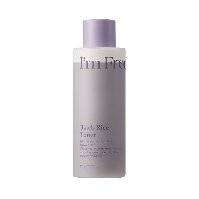 I'm from Black Rice Toner for Oily Skin, Sebum Control Toner, Lightweight by imfrom