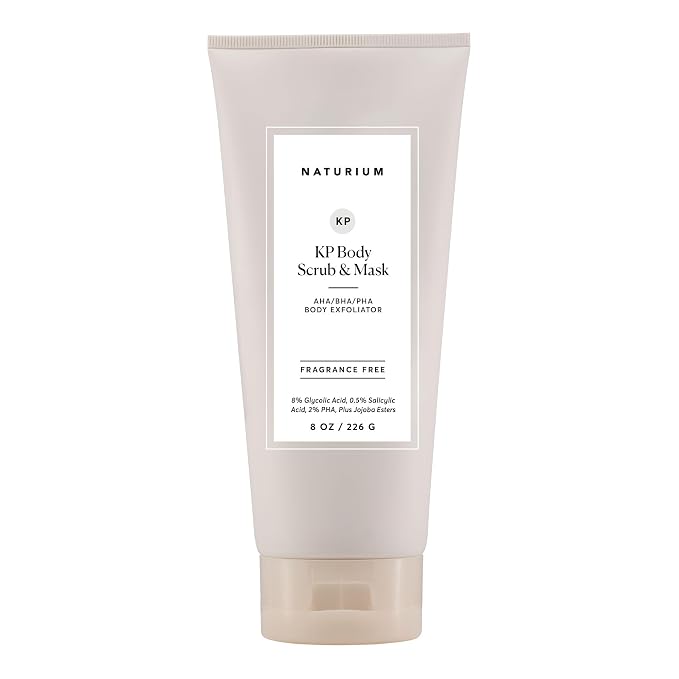 Naturium KP Body Scrub & Mask for Keratosis Pilaris, Bump Eraser Shower Scrub & by Naturium