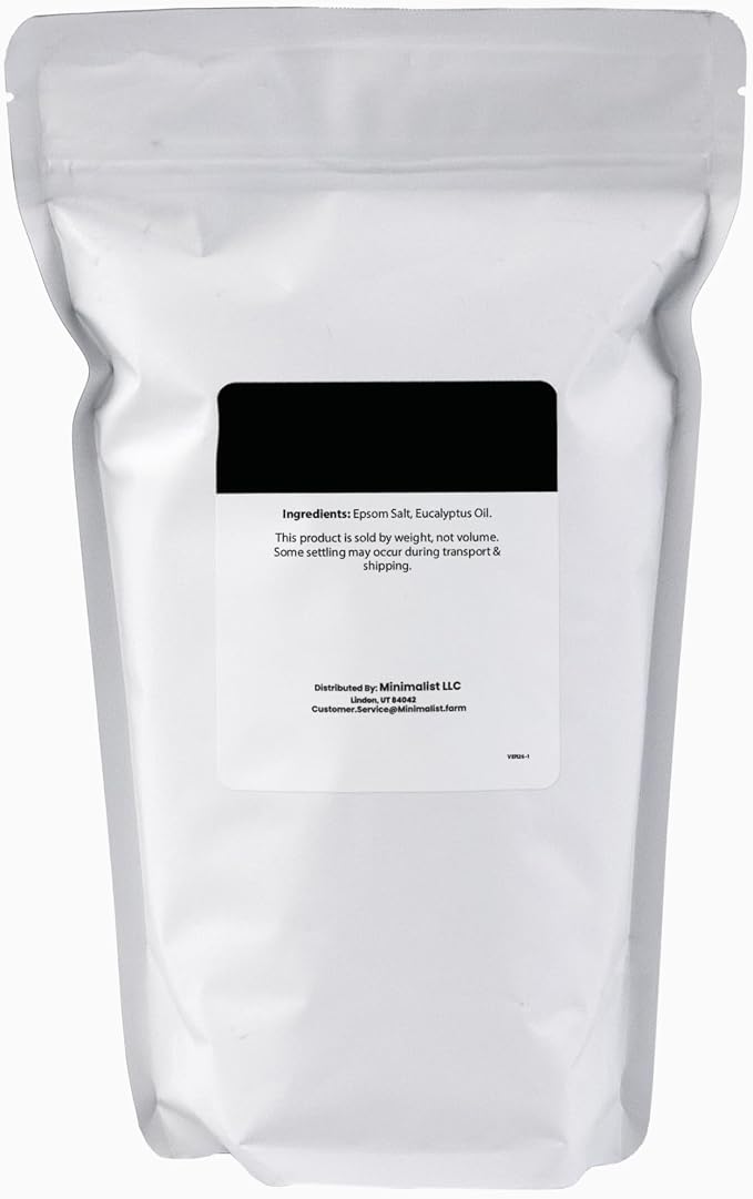 Minimalist Epsom Salt with Eucalyptus Oil, Packaged - Image 2