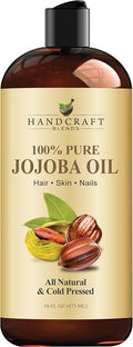 Handcraft Blends Jojoba Oil | 100% Pure and Natural | Ayurvedic Skin Care | by HandcraftBlends