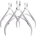 Mudder 3 Pack Silver Cuticle Trimmer Nippers Cutter Tool Stainless Steel Nail by Mudder