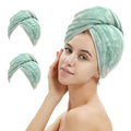 M-bestl 2 Pack Microfiber Hair Towel Wrap, Hair Drying Towel by awesomeOralcareproduct