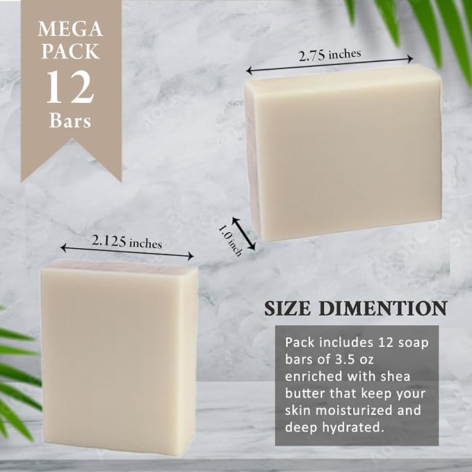 SSA Natural Goat Milk Soap Bars – Sensitive Skin Special, Pure French Triple - Image 7