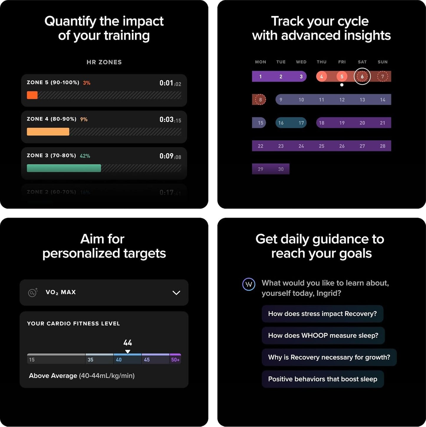 WHOOP – 12-Month Membership – 5.0 Health and Fitness Wearable – 24/7 Activity Tracker