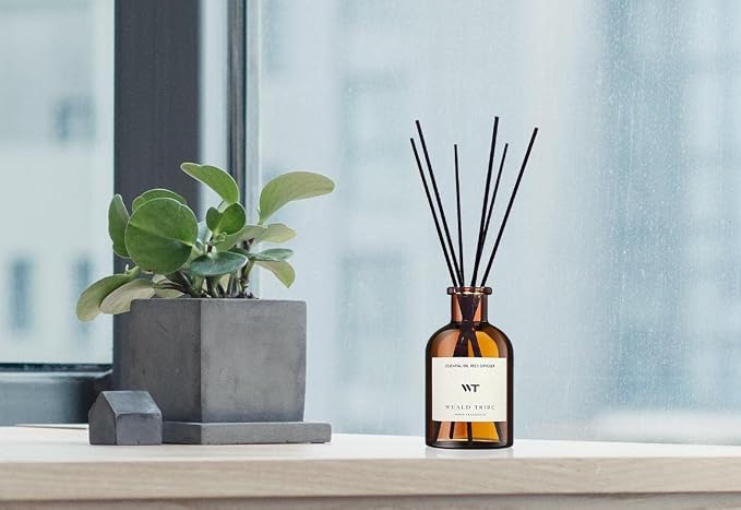 WEALD TRIBE Bamboo Scent Flower Reed Diffuser Set - Image 4