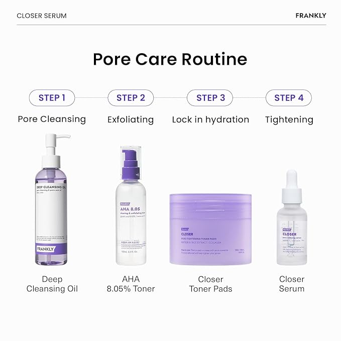 FRANKLY Closer Serum Mega Jumbo | Pore Minimizer Serum | 9 Peptides, Vegan - Image 7