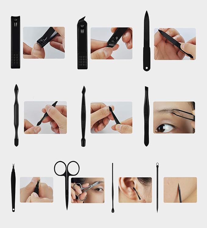 Nail Clippers Sets High Precisio Stainless Steel Nail Cutter Pedicure Kit Nail - Image 4