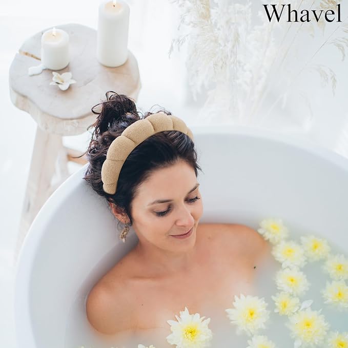 WHAVEL 3 Pack Spa Headband Skincare Headbands, Soft Hair Band - Image 3