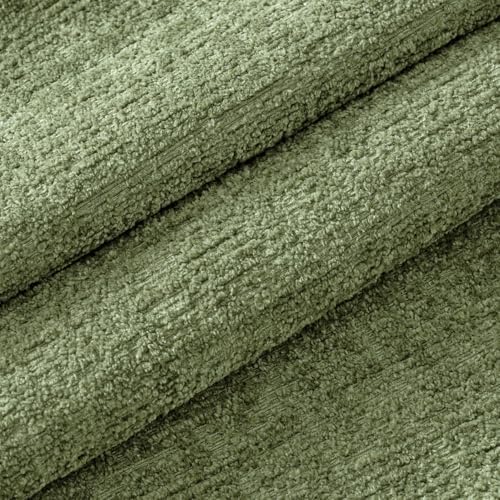 MIULEE Couch Pillow Covers Textured Chenille Home Decor 24x24 Sage Green - Image 2