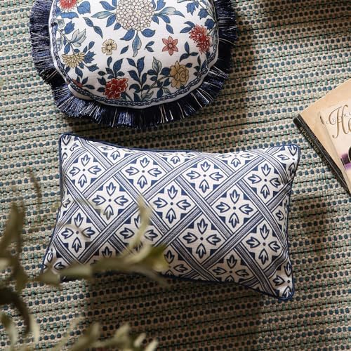patdrea Designer French Vintage Linen Throw Pillow Cover - Image 6