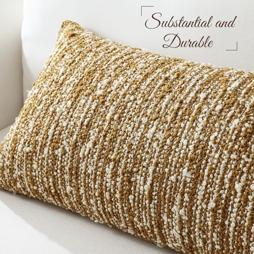 Artscope Lumbar Throw Pillow Cover 12x20 Inch Set of 2 Super Thick Pillow Cover - Image 3
