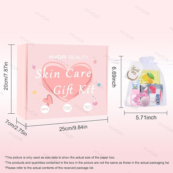 KYDA 84PCS SPA Party Supplies for Women, Face Mask, Hand Cream, Lip Balm - Image 8