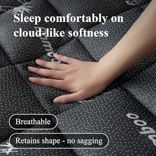 Twin XL Mattress Topper, Bamboo Viscose Pillow Top Mattress Pad - Image 3