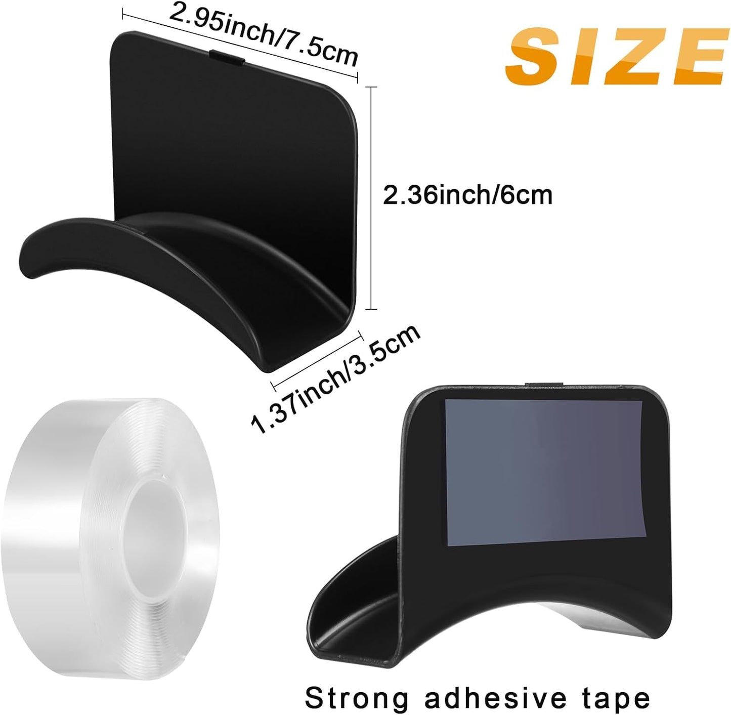 30 Pcs Headphone Wall Hangers Adhesive Gaming Headset Holder Hooks for Wall Mount Strong Universal Stand Hooks for Most Headphone Controller, Hat, Baseball Caps, Closet, Door