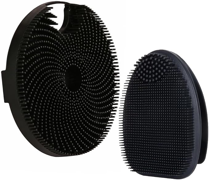 Soft Silicone Face Scrubber, Body Scrubber by HieerBus