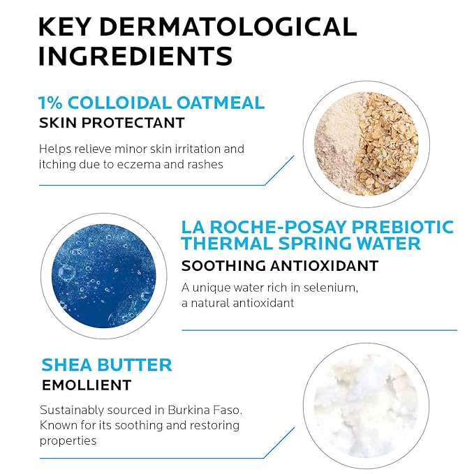 La Roche-Posay Lipikar Soothing Relief Eczema Cream, Face and Body Lotion - Image 4