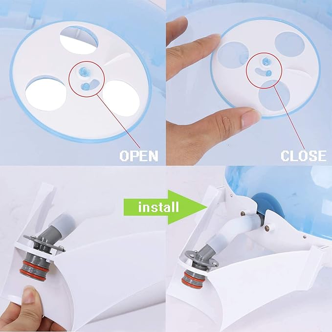 3 in 1 Facial Steamer, Hair Steamer, Air Humidifier Hot Mist Moisturizing - Image 9