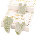 Gua Sha Facial Tools Set of 3 Guasha Massage Tool Jade Gua Sha Scraping Massager by XYZBSTAR