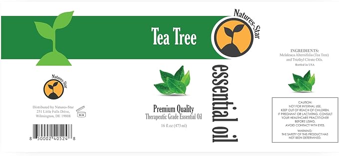 Natures-Star 2 Pack 16oz Bulk Size Tea Tree Essential Oil - Image 2