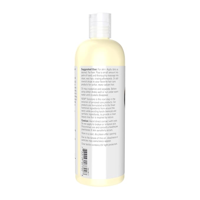NOW Foods Solutions, Shea Nut Oil, Scalp and Hair - Image 3