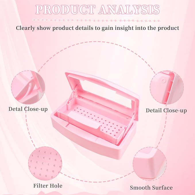 Nail Tool Sterilizer Box, Plastic Sterilizing Tray, Plastic Clean Sterilizing - Image 5